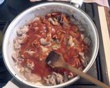 Foto del paso 3 de la receta: Calabazas con puerco en salsa roja