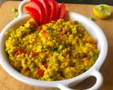 Mix veg daliya pulao recipe step 5 photo
