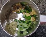 A picture of step 2 of Banana flower masala vada.