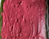 A picture of step 5 of Beetroot Spinach Roulade/ Pink & Green Roulade.