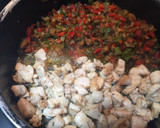 Foto del paso 2 de la receta: Nachos con pollo y verduras salteadas