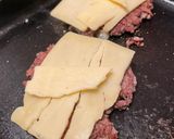 A picture of step 4 of Smoke Shack Smash Burger Wrap.