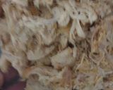A picture of step 3 of Alferedo chicken bread.