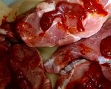 A picture of step 1 of My Roasted Pork Steaks in My Homemade Gochujang Sauce 💜.