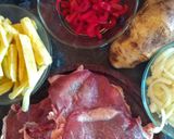 Foto del paso 1 de la receta: Churrasquitos criollos con papas