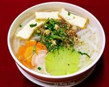 Hình bước làm 5 của món Bánh Canh Gõ Tay Nấu Chay