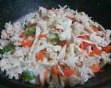 A picture of step 2 of Mix Stir-fry Spring Roll🌯.