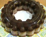 Foto langkah ke 7 dari resep Puding Lapis Coklat Oreo.