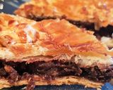 Une image de l'étape 4 de Galette des Rois au chocolat et pralin.