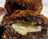 Foto del paso 5 de la receta: AROS De Cebolla,🌰🐏 rellenos con Carne de Cordero...!