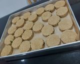 Foto langkah ke 9 dari resep Anabolic Oat Crusted Pandan Mooncake |High Protein, Low Calorie, Sugar & Gluten Free.