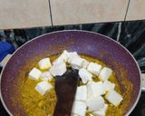 A picture of step 7 of BASIL PANEER (No onion no garlic).