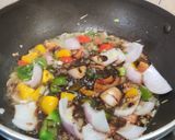 A picture of step 7 of Egg Manchurian.