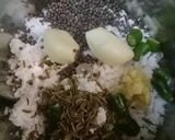 A picture of step 3 of Beetroot Pachadi.