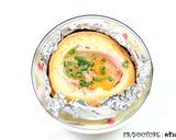 รูปขั้นตอนการทำที่ 4 ของ Bacon, Egg and Cheese Bread Bowl
