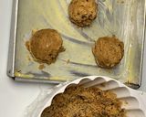 Foto langkah ke 8 dari resep Choco-Walnut Soft Baked Cookies Kekinian TANPA MIXER.