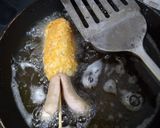 Foto langkah ke 4 dari resep Sosis kentang bentuk cumi #bekal anak.