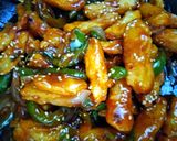 A picture of step 6 of Honey Chili Potato.