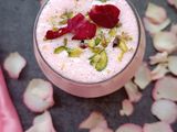 रिफ्रेशिंग रोझ लस्सी (Rose Lassi Recipe In Marathi)