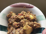 Beans and sweet potato