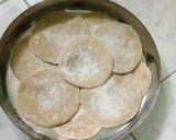 A picture of step 6 of Jackfruit Seeds Poori.