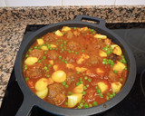 Foto del paso 5 de la receta: Albóndigas XL en salsa jardinera