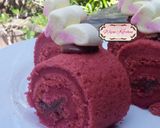 Foto langkah ke 6 dari resep Bolu Gulung Red Velvet (3 telur).