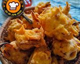 Gambar langkah 5 resipi Cucur Ikan Bilis Goreng.