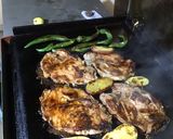 Une image de l'étape 6 de Cotes de porc grillées,marinées aux pommes de terre et piments verts.
