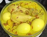 Foto langkah ke 6 dari resep Kare Ayam Tahu Telur.