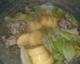 รูปขั้นตอนการทำที่ 3 ของ แกงจืดเต้าหู้ หมูสับ คีโต