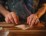 A picture of step 3 of Sichuan Style Wontons.