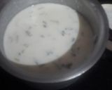 A picture of step 1 of Boondi raita.