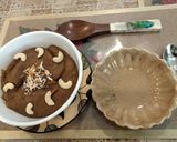 A picture of step 5 of Punjabi Baisakhi special Aate ka halwa.