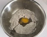 Foto langkah ke 1 dari resep Roti Sobek, tepung ketan item.