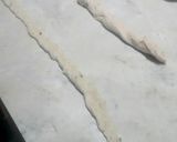 A picture of step 5 of Pesto and Tomato flatbread.