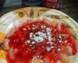 A picture of step 1 of Tomato bucket red sauce pasta.