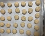 A picture of step 8 of Traditional Kourabiedes with Less Sugar and Lots of Secrets (Greek Christmas Snowball Cookies).