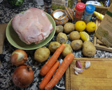 Foto del paso 1 de la receta: Pollo al limón guisado en olla exprés