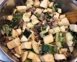 Foto del paso 3 de la receta: Zapallitos con carne vegetal