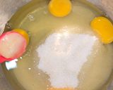 Foto langkah ke 2 dari resep Bolu Kukus Ubi Ungu Lapis Keju.