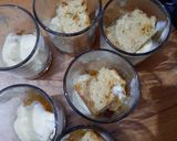 A picture of step 7 of Apricot & custard fruits shots.