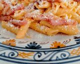 Foto del paso 9 de la receta Macarrones con bacon y salsa aurora