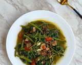 Foto langkah ke 4 dari resep Tumis Kangkung Sambal Embe.
