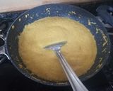 A picture of step 6 of Besan ki Barfi.