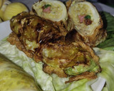 A picture of step 8 of Fried/steam dolman (cabbage roll)🥰.