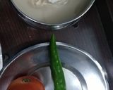 A picture of step 1 of Wheat Chilla.