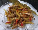 Foto langkah ke 5 dari resep Tumis labu siam + teri jengki pedas mantab👍.