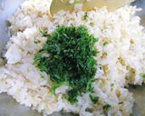 A picture of step 3 of Wasabi and Shiso Rice Balls (Onigiri).