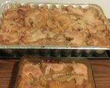 A picture of step 10 of Nikki's peach cobbler.